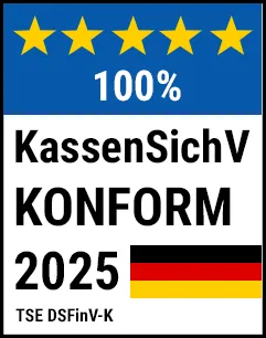KassenSichV-konform Badge